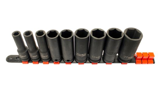 Imagem de REGUA 09 CHAVES CAIXA IMPACTO 1/2"  LONGA