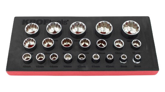 Imagem de MÓDULO CHAVES CAIXA 1/2"" BIHEX. 21PCS