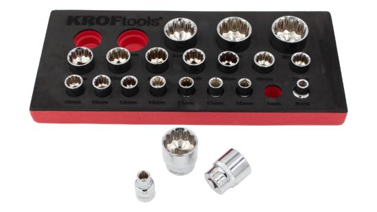 Imagem de MÓDULO CHAVES CAIXA 1/2"" BIHEX. 21PCS