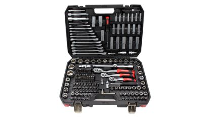 Imagem de Mala com 218 pcs - 1/4" - 3/8" - 1/2"