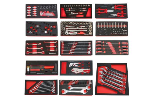 Imagem de CARRO FERRAMENTA 7 GAVETAS 237PCS. VERMELHO