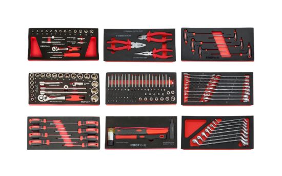 Imagem de CARRO FERRAMENTA 7 GAVETAS 174PCS. VERMELHO
