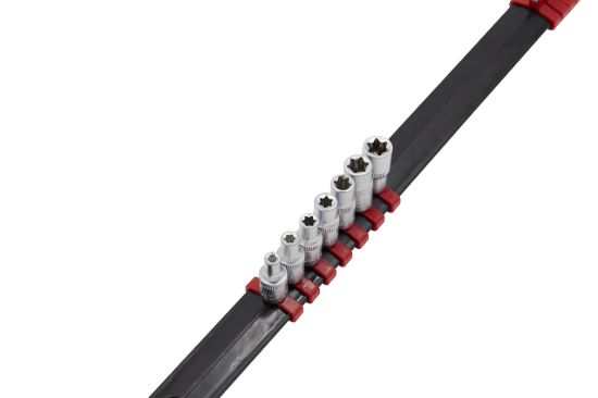 Imagem de REGUA 7 CHAVES CAIXA 1/4 TORX FEMEA