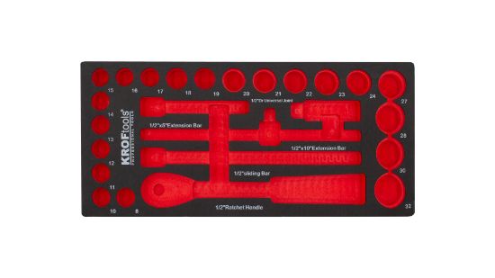 Imagem de MODULO 026Pcs CHAVES CAIXA 1/2 ROQUETE VAZIO