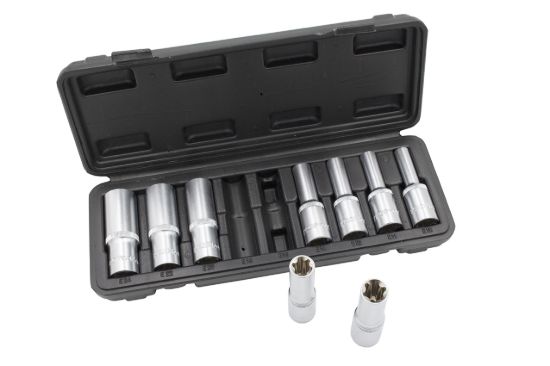 Imagem de JG 09 CHAVES 1/2"  TORX INT E10-E24