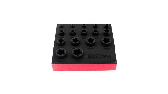 Imagem de KIT CHAVES TORX PLUS EXTERIOR 5F 16PCS EP6-EP32