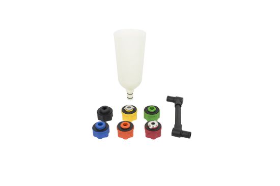 Imagem de FUNIL ÓLEO C/ ADAPTADORES 8PCS