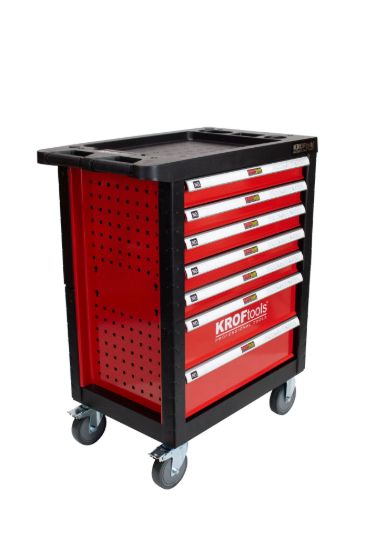 Imagem de CARRO FERRAMENTA VERMELHO 7 GAVETAS 353PCS