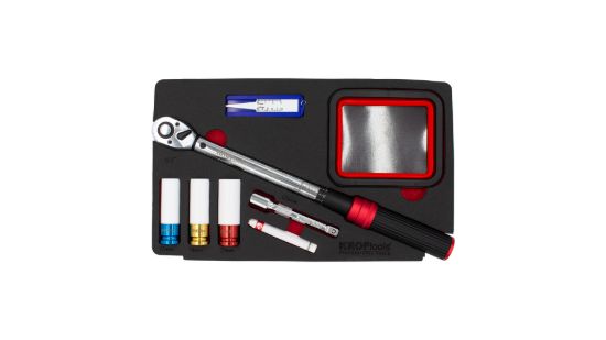 Imagem de MÓDULO CHAVE DINAMOMETRICA 1/2" + ACESSÓRIOS 8PCS