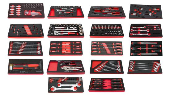Imagem de COMPOSICAO CARRO FERRAMENTA 7 GAVETAS 259PCS.