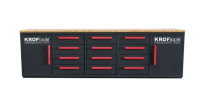 Imagem de BANCADA DE TRABALHO COM GAVETAS 2,85MT