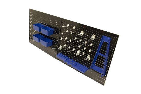 Imagem de KIT 2 PAINEIS PERFURADOS C/ 32 ACESSÓRIOS