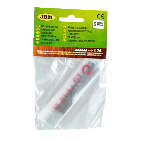 Imagem de 5 LA‚MINAS DE SERRA 24 DENTES