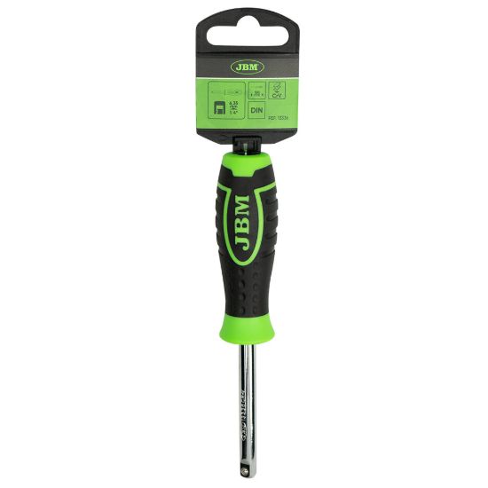 Imagem de EMPUNHADURA DE CHAVE DE PARAFUSO DE 1/4, CROMADA