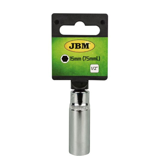 Imagem de CHAVE HEXAGONAIS 1/2 75MM LARGA, 15MM CROMADA