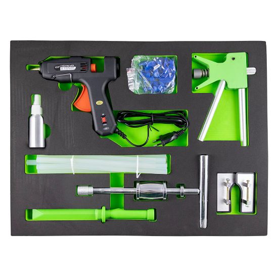 Imagem de BANDEJA COM UM CONJUNTO DE FERRAMENTAS PARA ENTALHES