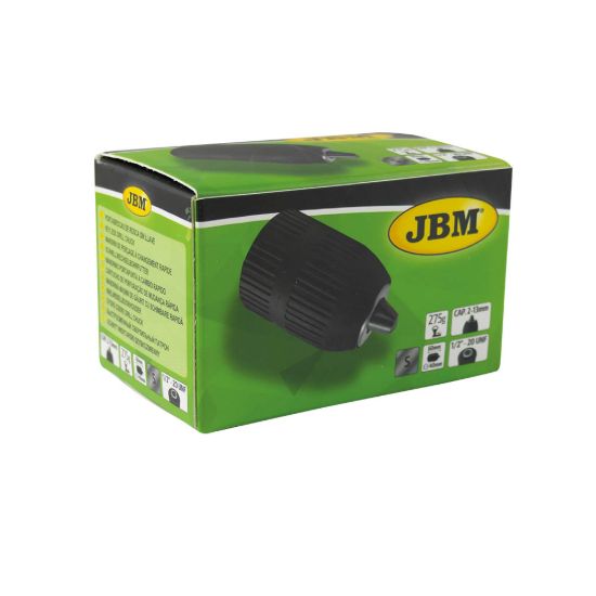 Imagem de PORTA-BROCAS DE MUDANAcA RAPIDA 2-13 MM 1/2 -20 UNF (ROSCA FINA UNIFICADA)