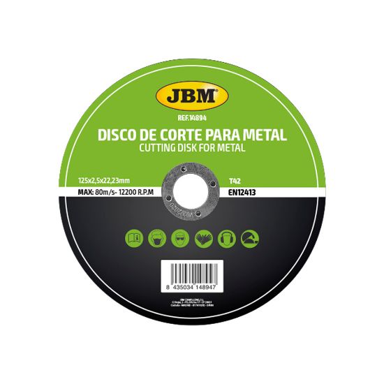 Imagem de T42 DISCO DE CORTE, 125 X 2.5 MM