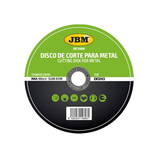 Imagem de T27 DISCO DE CORTE, 125 X 6 MM
