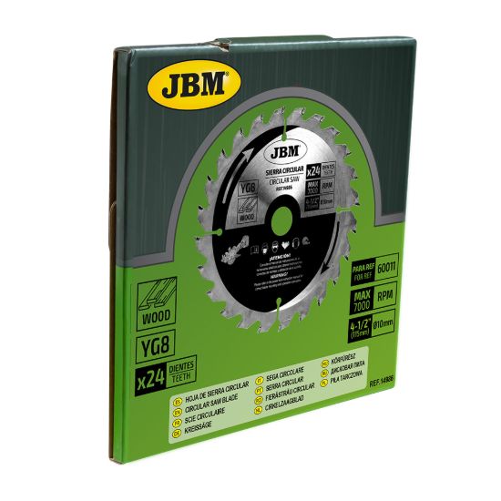 Imagem de SERRA CIRCULAR, 24 DENTES, 115 MM, PARA MADEIRA. PARA REF. 60011