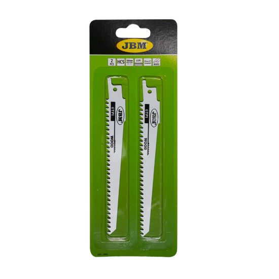 Imagem de CONJUNTO DE 2 PAcS 150 MM 6TPI LA‚MINAS DE SERRA RECIPROCADORA PARA MADEIRA. PAR