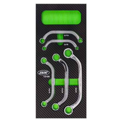 Imagem de BANDEJA DE EVA COM REVESTIMENTO CARBONO COM 5 CONJUNTOS CHAVES TIPO C-REVESTIMEN