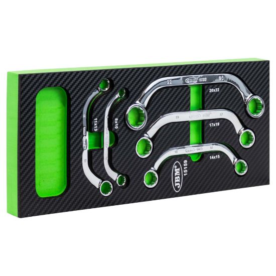 Imagem de BANDEJA DE EVA COM REVESTIMENTO CARBONO COM 5 CONJUNTOS CHAVES TIPO C-REVESTIMEN