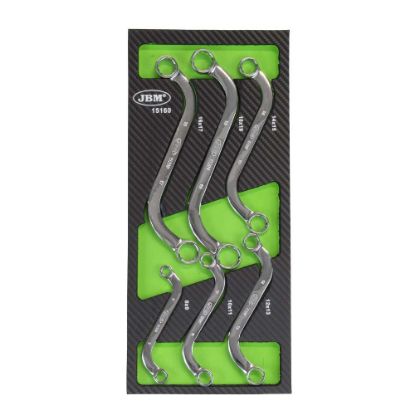 Imagem de BANDEJA DE EVA COM REVESTIMENTO CARBONO COM 6 CONJUNTOS CHAVES PORCA TIPO S-REVE