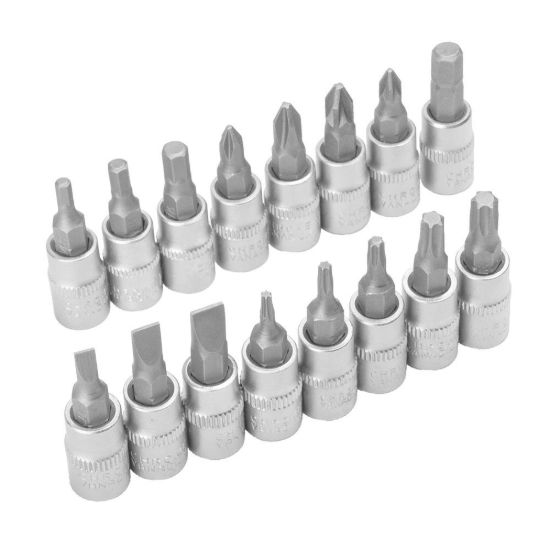 Imagem de CAJA DE VASOS PUNTA DE 1/4" (16 PIEZAS)