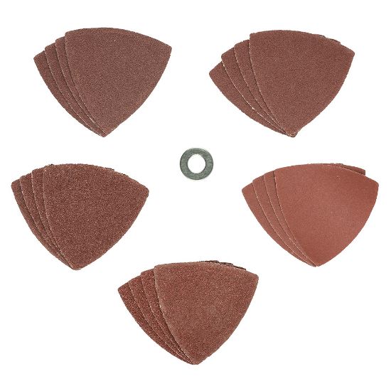 Imagem de PACOTE DE 20 FOLHAS DE LIXAGEM 80 X 80 X 80 - TAMANHO DO GRAO 60/80/100/120/240