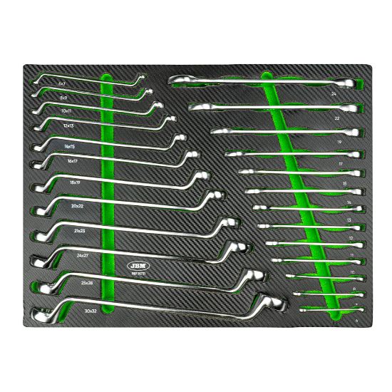 Imagem de CHAVES COMBINADAS E CHAVES COM ANEL DUPLO EM SUPORTE DE EVA