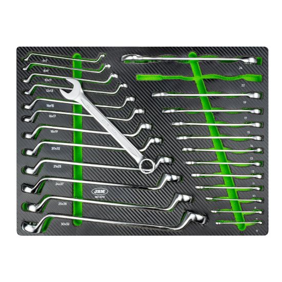 Imagem de CHAVES COMBINADAS E CHAVES COM ANEL DUPLO EM SUPORTE DE EVA