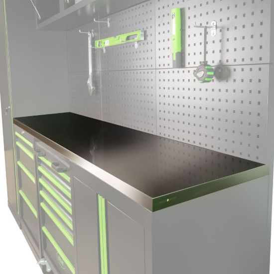 Imagem de TABLERO DE ACERO INOXIDABLE 2040X500MM (REF.54327)