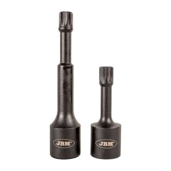 Imagem de 1/2" VASOS DE IMPACTO ESPECIAL PARA TORNILLOS SPLINE (XZN) M12 2/PCS
