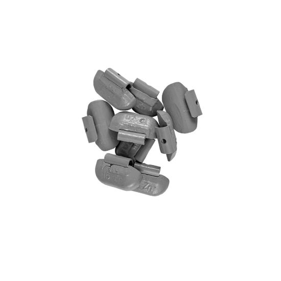 Imagem de CONTRAPESO COM GRAPA ZINC 15GR. JANTE UNIV.