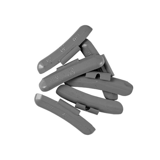 Imagem de CONTRAPESO COM GRAPA ZINC 40G. JANTE UNIV.