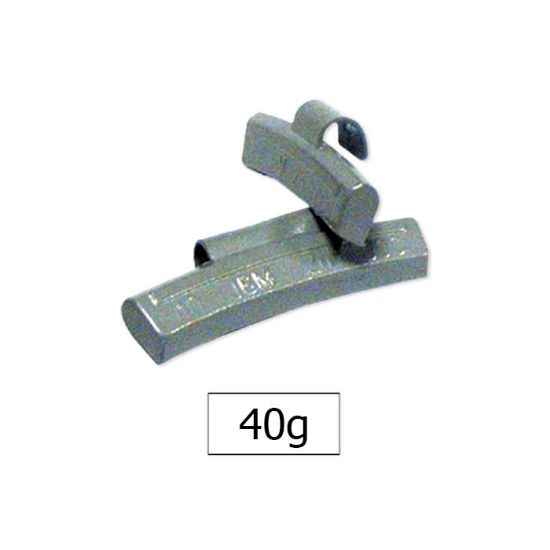 Imagem de CONTRAPESO GRAPA ZINC 45GR. JANTE ALU.