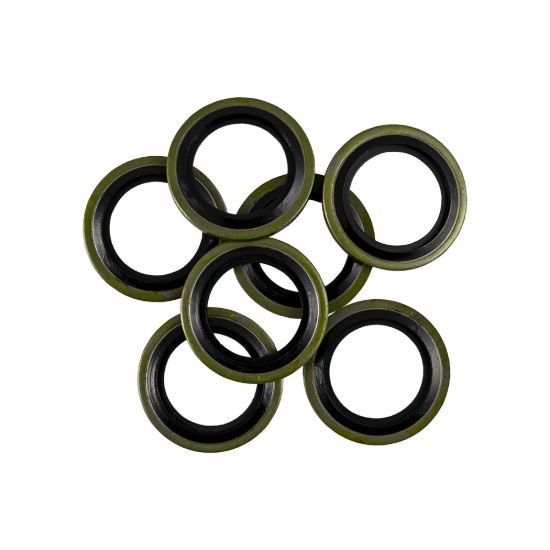 Imagem de ANILHAS PARA BUJAO DE CARTER FERRO-BORRACHA 16MM DIAM.