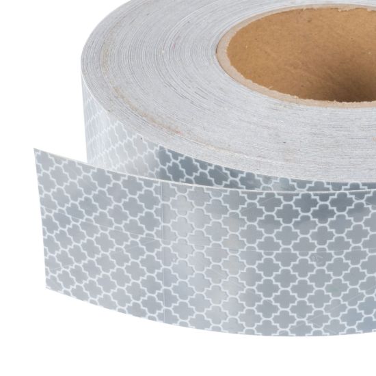 Imagem de FITA REFLEXIVA DE MARCAAcAO PARA VEACULOS DE MERCADORIAS - BRANCO