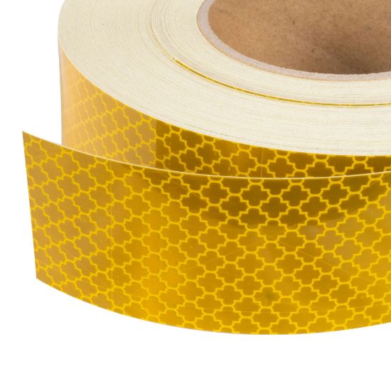 Imagem de FITA REFLEXIVA DE MARCAAcAO PARA VEACULOS DE MERCADORIAS - AMARELO
