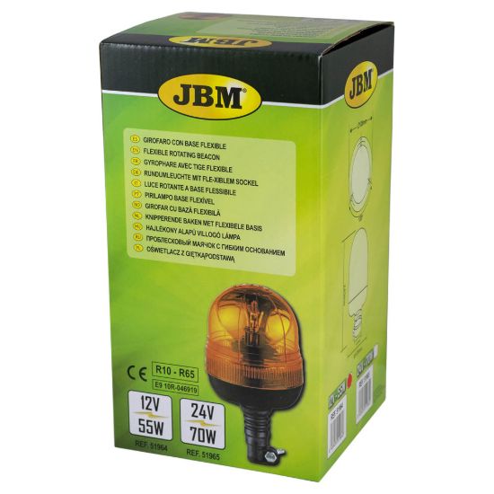 Imagem de LUZ DE EMERGASNCIA C/BASE FLEXAVEL H1 12V 55W