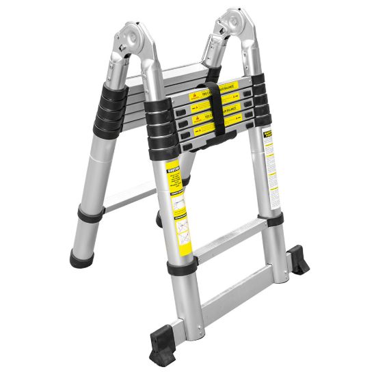 Imagem de ESCADA TELESCAPICA EM V DOBRAVEL