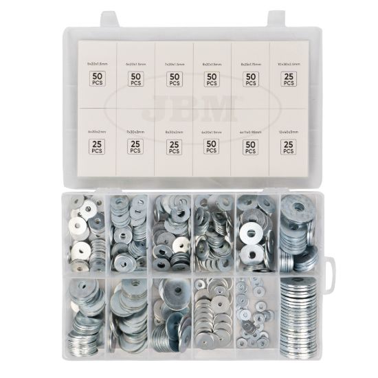 Imagem de ESTAJO DE ANILHAS DE FERRO GALVANIZADO, 475PCS