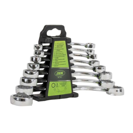 Imagem de JOGO DE 8 CHAVES TIPO CCABEAcAL REDONDO 12 CANTOS