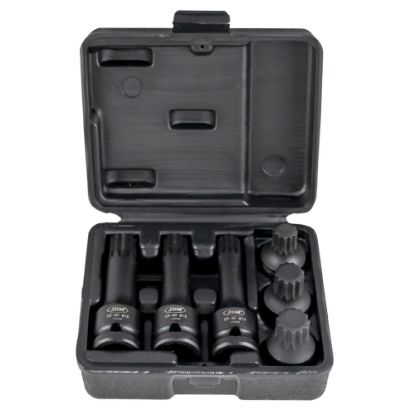 Imagem de SET DE 6 CHAVES E PUNTAS XZN DE IMPACTO DE 1/2