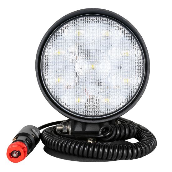 Imagem de FOCO AUXILIAR LED, REDONDO, LUZ DISPERSA, COM BASE MAGNETICA