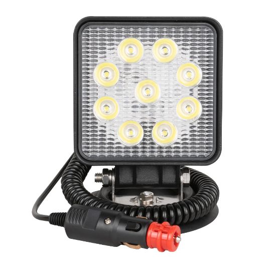 Imagem de FOCO AUXILIAR LED, QUADRADO, LUZ CONCENTRADA, BASE MAGNETICA