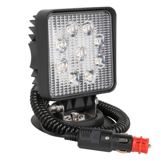 Imagem de FOCO AUXILIAR LED, QUADRADO, LUZ CONCENTRADA, BASE MAGNETICA
