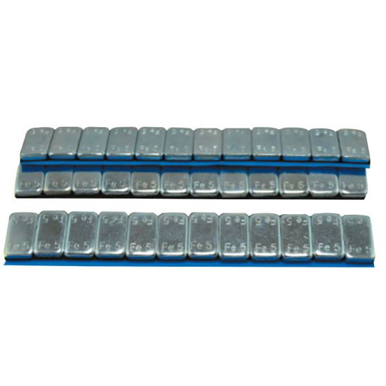 Imagem de CONTRAPESO DE CLIP ADESIVA DE FERRO EM PASTILHAS 60GR (12X5GR.)