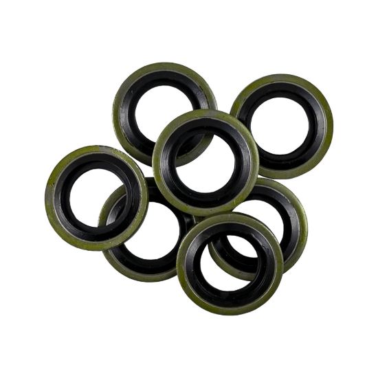 Imagem de ANILHAS PARA BUJAO DE CARTER FERRO-BORRACHA 10MM DIAM.